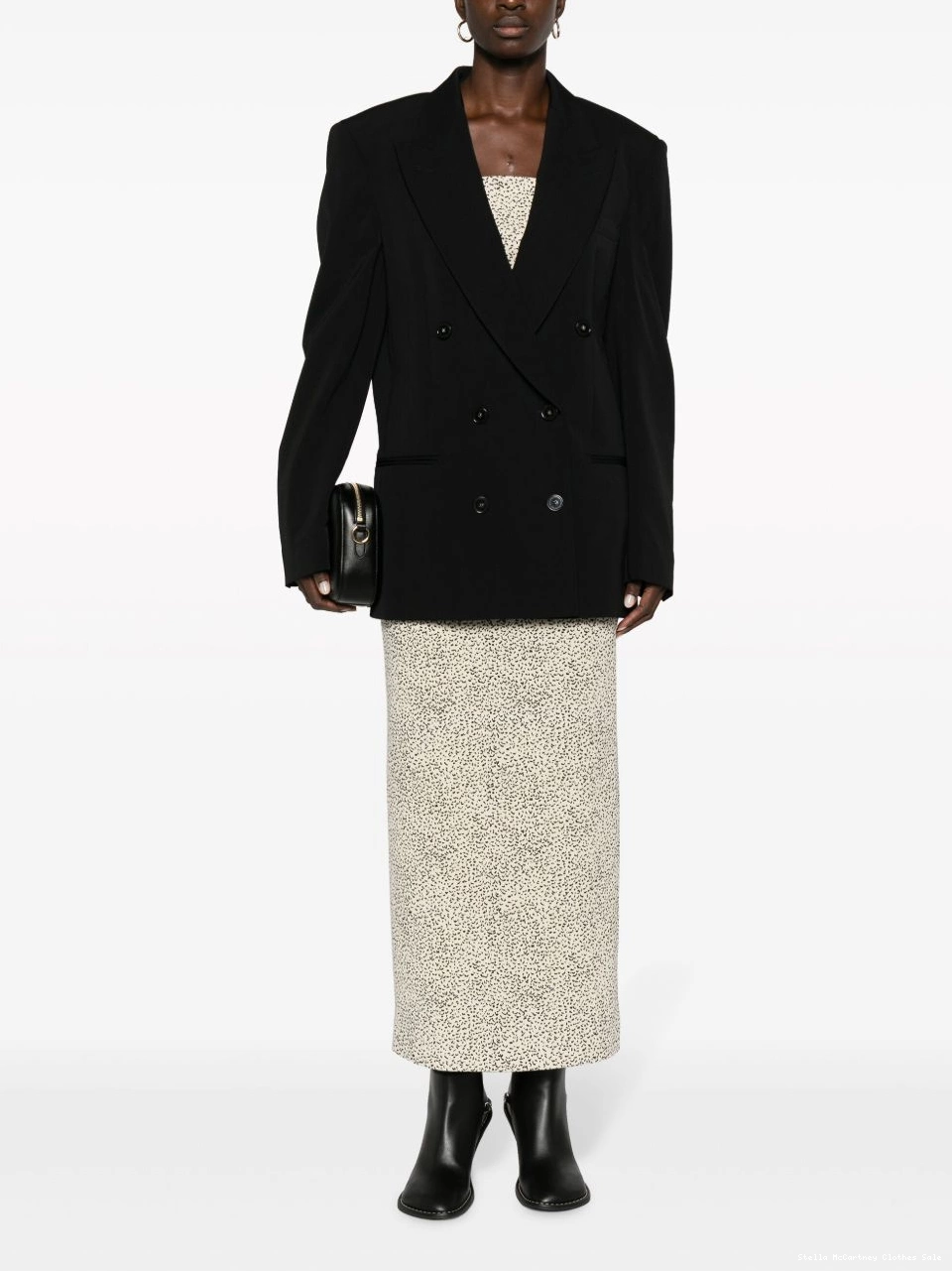 Cheap double-breasted Stella blazer McCartney stretch-wool Women 0722